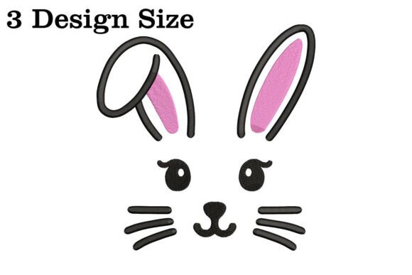Bunny Face Embroidery: A Seasonal Charm for Holiday Crafts and Gifts