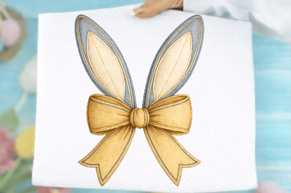 Faux Embroidery Bunny Bow PNG: A Designer’s Real-Use Review