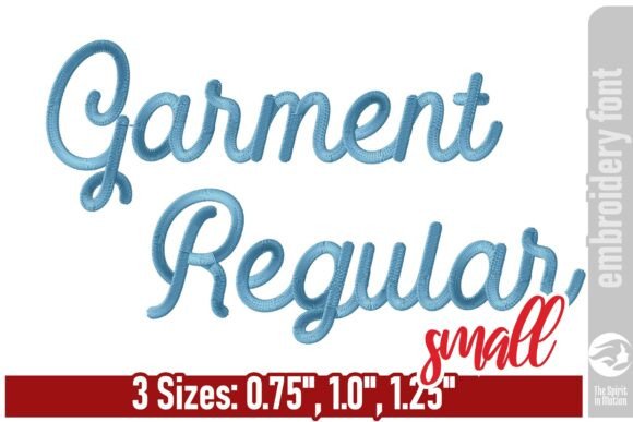 Garment Monoline Font: Vintage Stitch Style