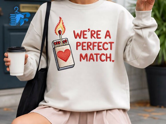 h1We’re a Perfect Match Embroidery Design Review/h1