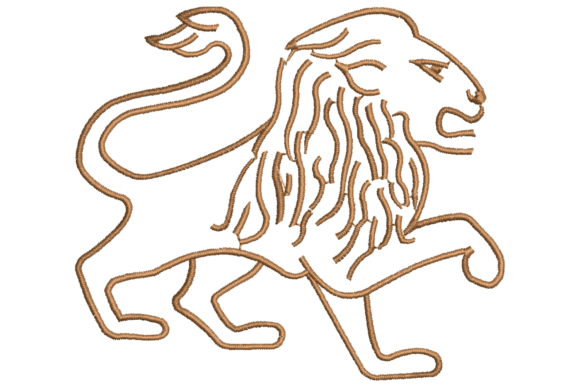 Leo Zodiac Embroidery Design Shines at Craft Fairs