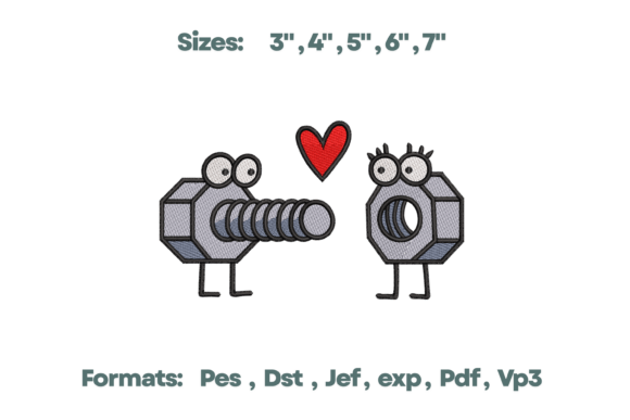 Nuts Bolts Love Embroidery Design Review